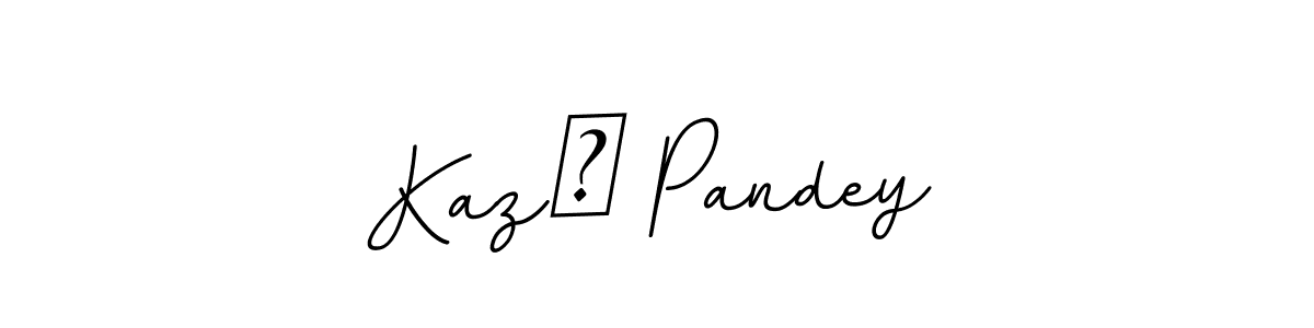 Create a beautiful signature design for name Kazı Pandey. With this signature (BallpointsItalic-DORy9) fonts, you can make a handwritten signature for free. Kazı Pandey signature style 11 images and pictures png