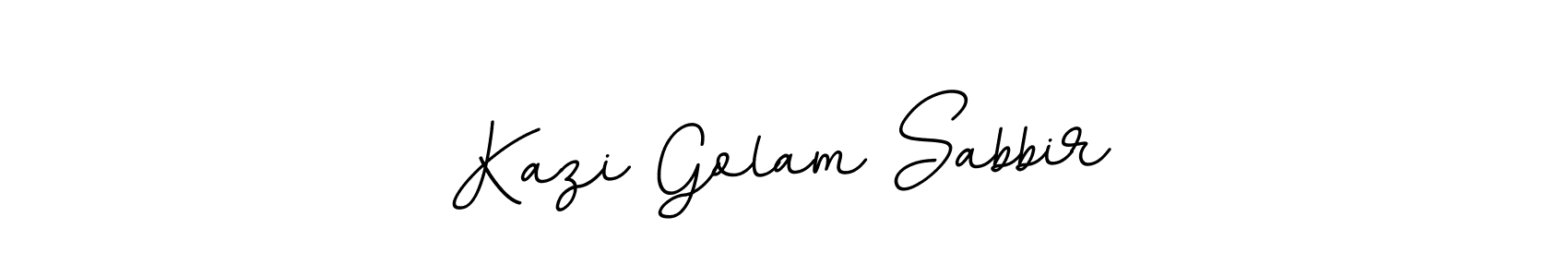 if you are searching for the best signature style for your name Kazi Golam Sabbir. so please give up your signature search. here we have designed multiple signature styles  using BallpointsItalic-DORy9. Kazi Golam Sabbir signature style 11 images and pictures png