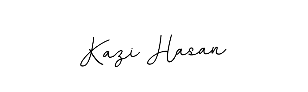 The best way (BallpointsItalic-DORy9) to make a short signature is to pick only two or three words in your name. The name Kazi Hasan include a total of six letters. For converting this name. Kazi Hasan signature style 11 images and pictures png
