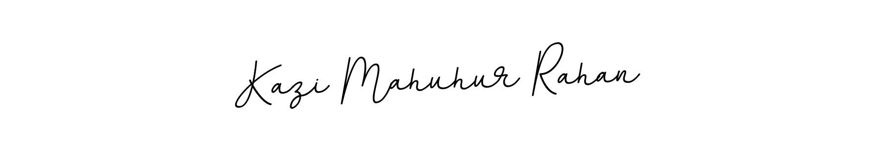 It looks lik you need a new signature style for name Kazi Mahuhur Rahan. Design unique handwritten (BallpointsItalic-DORy9) signature with our free signature maker in just a few clicks. Kazi Mahuhur Rahan signature style 11 images and pictures png