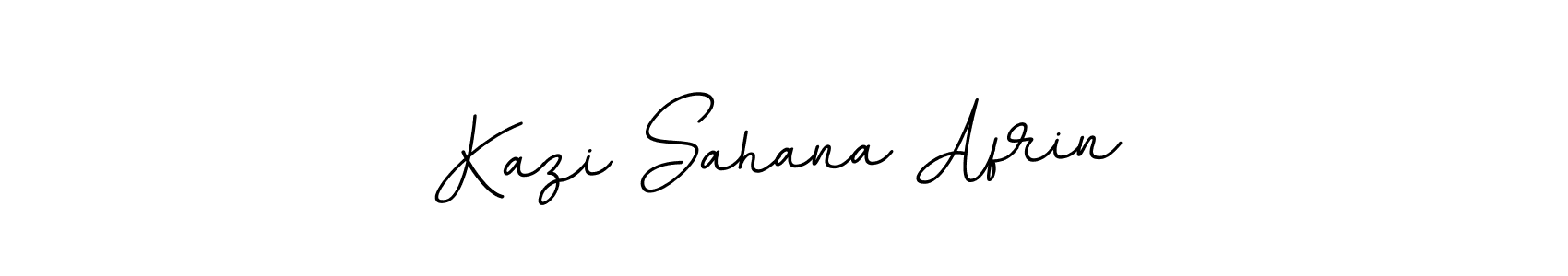 The best way (BallpointsItalic-DORy9) to make a short signature is to pick only two or three words in your name. The name Kazi Sahana Afrin include a total of six letters. For converting this name. Kazi Sahana Afrin signature style 11 images and pictures png