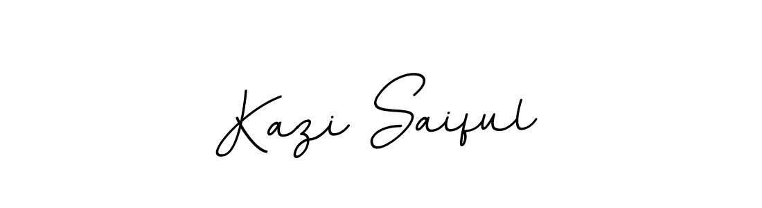 You should practise on your own different ways (BallpointsItalic-DORy9) to write your name (Kazi Saiful) in signature. don't let someone else do it for you. Kazi Saiful signature style 11 images and pictures png