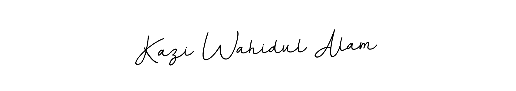 Use a signature maker to create a handwritten signature online. With this signature software, you can design (BallpointsItalic-DORy9) your own signature for name Kazi Wahidul Alam. Kazi Wahidul Alam signature style 11 images and pictures png