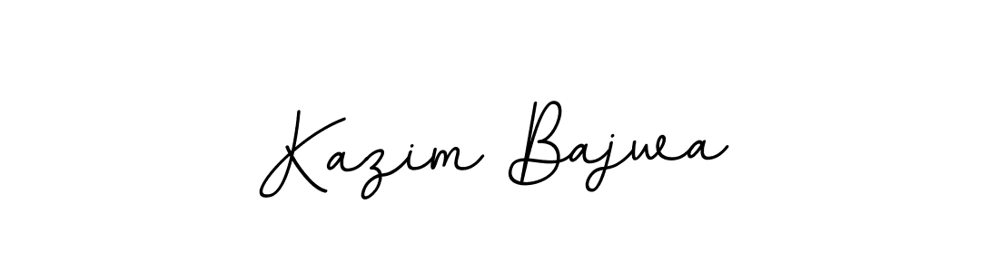 It looks lik you need a new signature style for name Kazim Bajwa. Design unique handwritten (BallpointsItalic-DORy9) signature with our free signature maker in just a few clicks. Kazim Bajwa signature style 11 images and pictures png