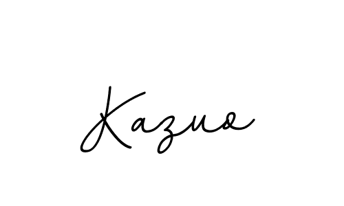 You should practise on your own different ways (BallpointsItalic-DORy9) to write your name (Kazuo) in signature. don't let someone else do it for you. Kazuo signature style 11 images and pictures png