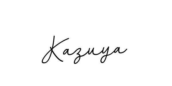 Create a beautiful signature design for name Kazuya. With this signature (BallpointsItalic-DORy9) fonts, you can make a handwritten signature for free. Kazuya signature style 11 images and pictures png