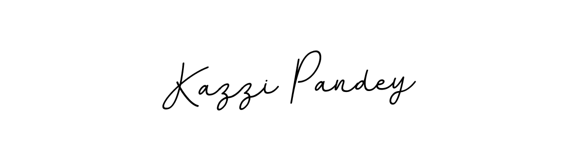 How to make Kazzi Pandey name signature. Use BallpointsItalic-DORy9 style for creating short signs online. This is the latest handwritten sign. Kazzi Pandey signature style 11 images and pictures png