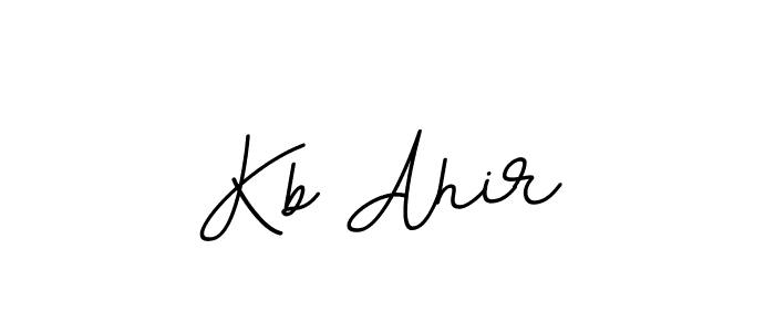 Make a beautiful signature design for name Kb Ahir. Use this online signature maker to create a handwritten signature for free. Kb Ahir signature style 11 images and pictures png