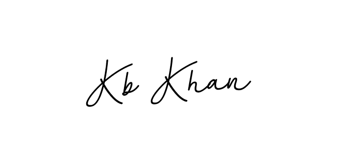 How to make Kb Khan name signature. Use BallpointsItalic-DORy9 style for creating short signs online. This is the latest handwritten sign. Kb Khan signature style 11 images and pictures png