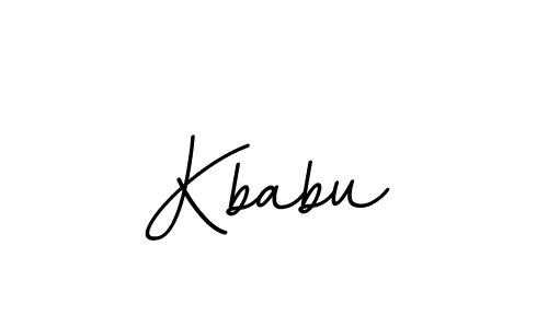 Make a beautiful signature design for name Kbabu. With this signature (BallpointsItalic-DORy9) style, you can create a handwritten signature for free. Kbabu signature style 11 images and pictures png
