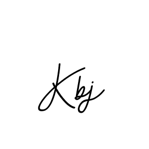 You should practise on your own different ways (BallpointsItalic-DORy9) to write your name (Kbj) in signature. don't let someone else do it for you. Kbj signature style 11 images and pictures png