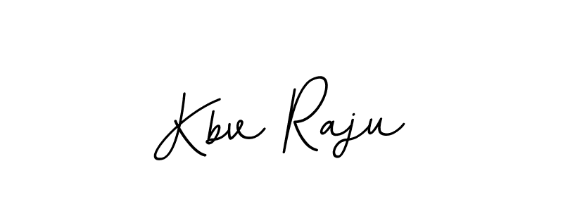How to make Kbv Raju name signature. Use BallpointsItalic-DORy9 style for creating short signs online. This is the latest handwritten sign. Kbv Raju signature style 11 images and pictures png