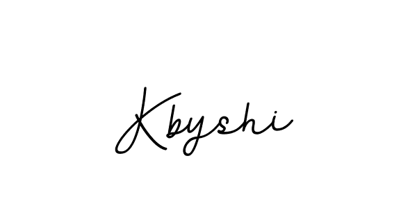 Also we have Kbyshi name is the best signature style. Create professional handwritten signature collection using BallpointsItalic-DORy9 autograph style. Kbyshi signature style 11 images and pictures png