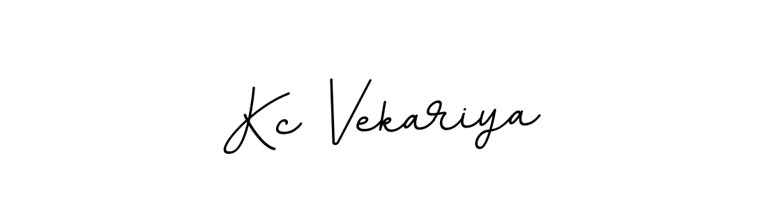 This is the best signature style for the Kc Vekariya name. Also you like these signature font (BallpointsItalic-DORy9). Mix name signature. Kc Vekariya signature style 11 images and pictures png
