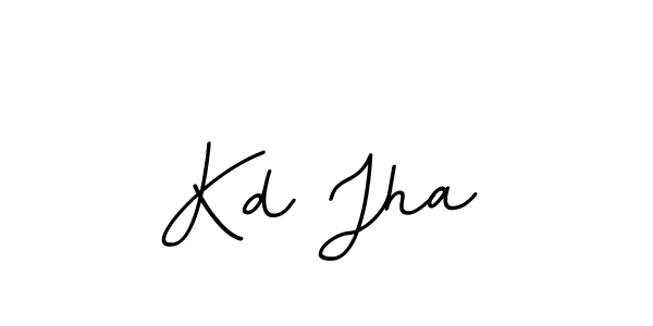 Create a beautiful signature design for name Kd Jha. With this signature (BallpointsItalic-DORy9) fonts, you can make a handwritten signature for free. Kd Jha signature style 11 images and pictures png