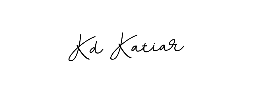 Design your own signature with our free online signature maker. With this signature software, you can create a handwritten (BallpointsItalic-DORy9) signature for name Kd Katiar. Kd Katiar signature style 11 images and pictures png