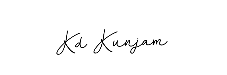 Kd Kunjam stylish signature style. Best Handwritten Sign (BallpointsItalic-DORy9) for my name. Handwritten Signature Collection Ideas for my name Kd Kunjam. Kd Kunjam signature style 11 images and pictures png