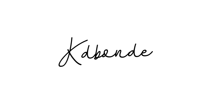 Use a signature maker to create a handwritten signature online. With this signature software, you can design (BallpointsItalic-DORy9) your own signature for name Kdbonde. Kdbonde signature style 11 images and pictures png
