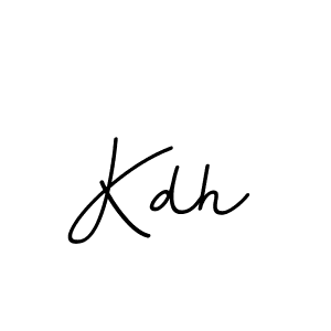 You should practise on your own different ways (BallpointsItalic-DORy9) to write your name (Kdh) in signature. don't let someone else do it for you. Kdh signature style 11 images and pictures png
