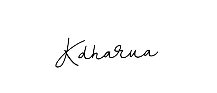 How to Draw Kdharua signature style? BallpointsItalic-DORy9 is a latest design signature styles for name Kdharua. Kdharua signature style 11 images and pictures png