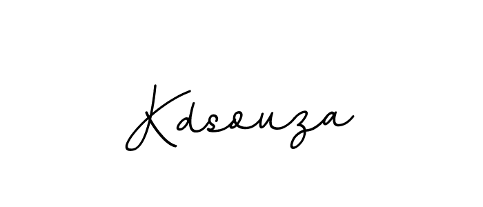 Design your own signature with our free online signature maker. With this signature software, you can create a handwritten (BallpointsItalic-DORy9) signature for name Kdsouza. Kdsouza signature style 11 images and pictures png