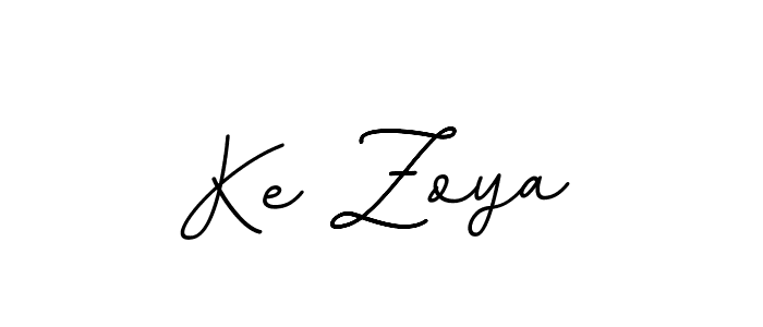 Ke Zoya stylish signature style. Best Handwritten Sign (BallpointsItalic-DORy9) for my name. Handwritten Signature Collection Ideas for my name Ke Zoya. Ke Zoya signature style 11 images and pictures png