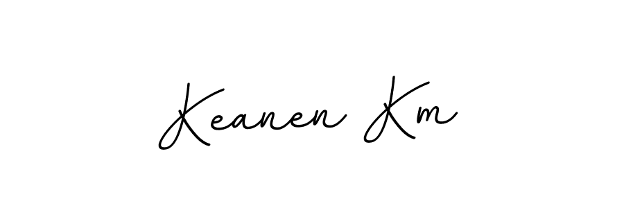 Also we have Keanen Km name is the best signature style. Create professional handwritten signature collection using BallpointsItalic-DORy9 autograph style. Keanen Km signature style 11 images and pictures png