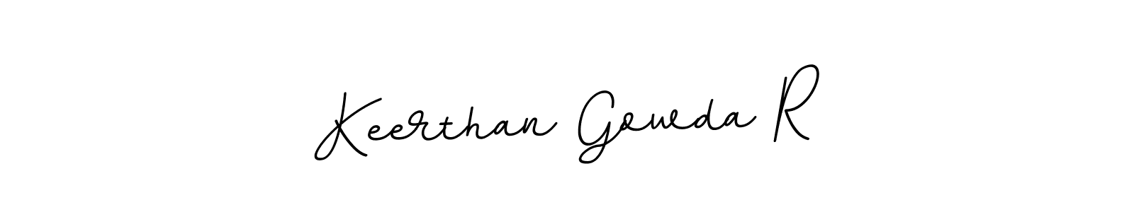 Design your own signature with our free online signature maker. With this signature software, you can create a handwritten (BallpointsItalic-DORy9) signature for name Keerthan Gowda R. Keerthan Gowda R signature style 11 images and pictures png