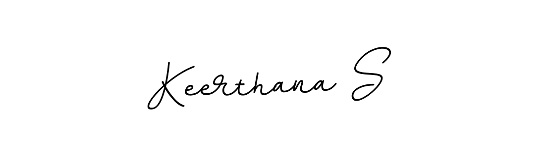 Design your own signature with our free online signature maker. With this signature software, you can create a handwritten (BallpointsItalic-DORy9) signature for name Keerthana S. Keerthana S signature style 11 images and pictures png
