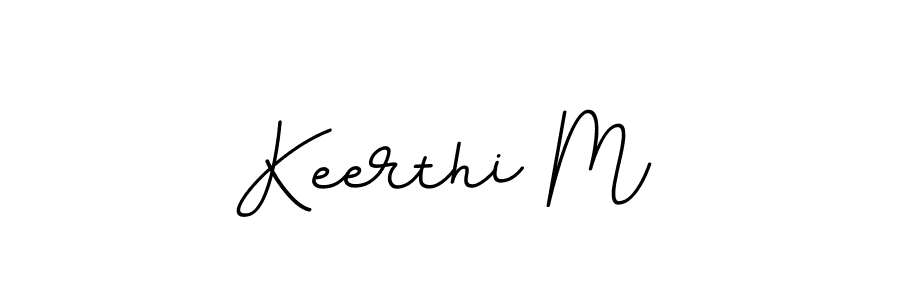 Keerthi M stylish signature style. Best Handwritten Sign (BallpointsItalic-DORy9) for my name. Handwritten Signature Collection Ideas for my name Keerthi M. Keerthi M signature style 11 images and pictures png