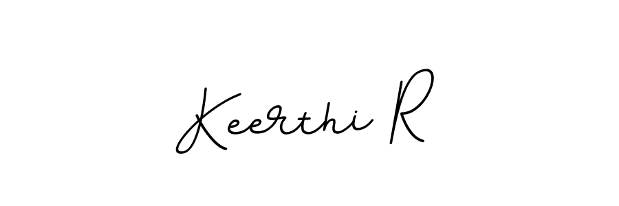 Keerthi R stylish signature style. Best Handwritten Sign (BallpointsItalic-DORy9) for my name. Handwritten Signature Collection Ideas for my name Keerthi R. Keerthi R signature style 11 images and pictures png