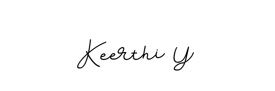 Use a signature maker to create a handwritten signature online. With this signature software, you can design (BallpointsItalic-DORy9) your own signature for name Keerthi Y. Keerthi Y signature style 11 images and pictures png