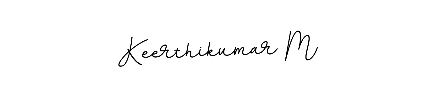 You should practise on your own different ways (BallpointsItalic-DORy9) to write your name (Keerthikumar M) in signature. don't let someone else do it for you. Keerthikumar M signature style 11 images and pictures png