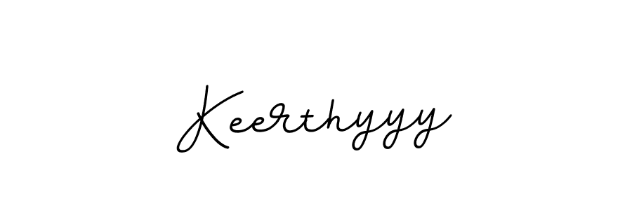 The best way (BallpointsItalic-DORy9) to make a short signature is to pick only two or three words in your name. The name Keerthyyy include a total of six letters. For converting this name. Keerthyyy signature style 11 images and pictures png