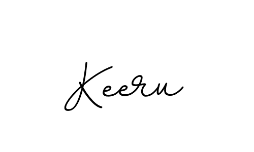 Use a signature maker to create a handwritten signature online. With this signature software, you can design (BallpointsItalic-DORy9) your own signature for name Keeru. Keeru signature style 11 images and pictures png