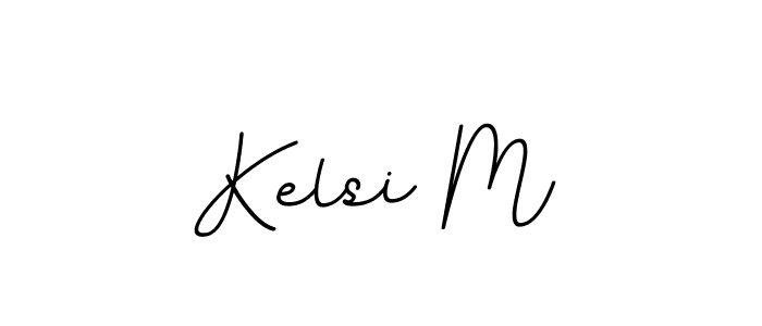 You should practise on your own different ways (BallpointsItalic-DORy9) to write your name (Kelsi M) in signature. don't let someone else do it for you. Kelsi M signature style 11 images and pictures png