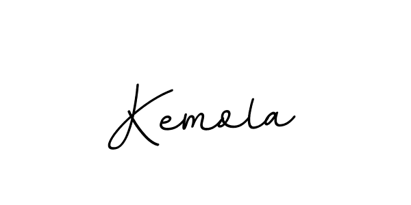You should practise on your own different ways (BallpointsItalic-DORy9) to write your name (Kemola) in signature. don't let someone else do it for you. Kemola signature style 11 images and pictures png