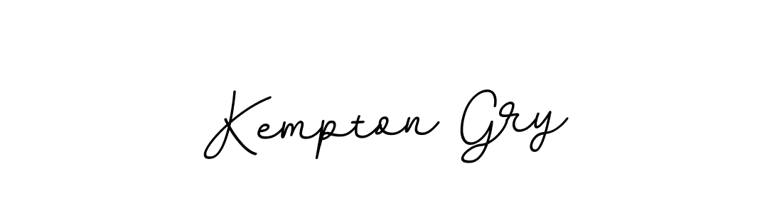 Use a signature maker to create a handwritten signature online. With this signature software, you can design (BallpointsItalic-DORy9) your own signature for name Kempton Gry. Kempton Gry signature style 11 images and pictures png