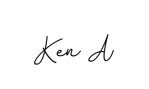 How to make Ken A signature? BallpointsItalic-DORy9 is a professional autograph style. Create handwritten signature for Ken A name. Ken A signature style 11 images and pictures png