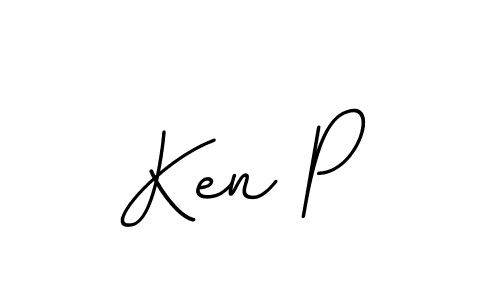 Similarly BallpointsItalic-DORy9 is the best handwritten signature design. Signature creator online .You can use it as an online autograph creator for name Ken P. Ken P signature style 11 images and pictures png