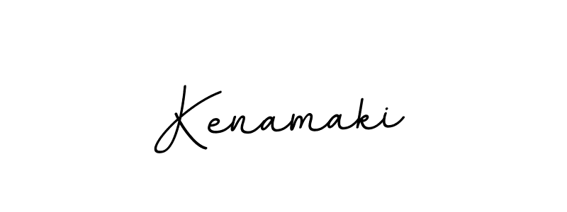 The best way (BallpointsItalic-DORy9) to make a short signature is to pick only two or three words in your name. The name Kenamaki include a total of six letters. For converting this name. Kenamaki signature style 11 images and pictures png