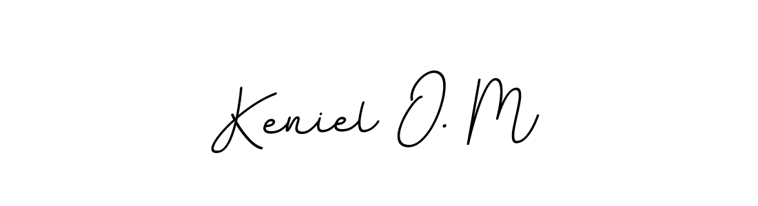 How to Draw Keniel O. M signature style? BallpointsItalic-DORy9 is a latest design signature styles for name Keniel O. M. Keniel O. M signature style 11 images and pictures png