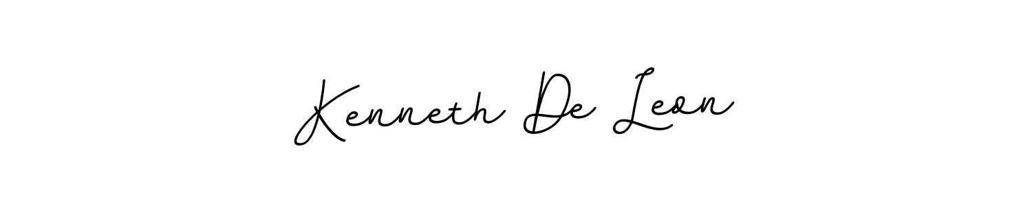 Use a signature maker to create a handwritten signature online. With this signature software, you can design (BallpointsItalic-DORy9) your own signature for name Kenneth De Leon. Kenneth De Leon signature style 11 images and pictures png