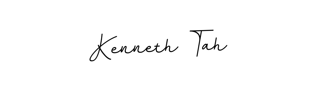You should practise on your own different ways (BallpointsItalic-DORy9) to write your name (Kenneth Tah) in signature. don't let someone else do it for you. Kenneth Tah signature style 11 images and pictures png