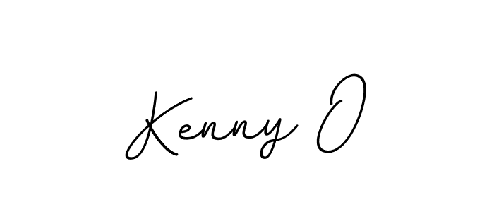 You should practise on your own different ways (BallpointsItalic-DORy9) to write your name (Kenny O) in signature. don't let someone else do it for you. Kenny O signature style 11 images and pictures png