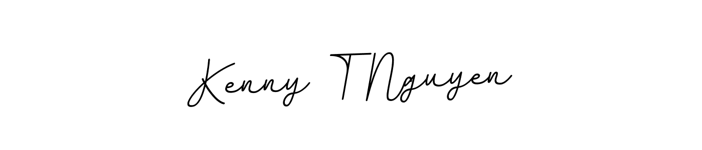 Kenny T Nguyen stylish signature style. Best Handwritten Sign (BallpointsItalic-DORy9) for my name. Handwritten Signature Collection Ideas for my name Kenny T Nguyen. Kenny T Nguyen signature style 11 images and pictures png