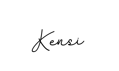 Create a beautiful signature design for name Kensi. With this signature (BallpointsItalic-DORy9) fonts, you can make a handwritten signature for free. Kensi signature style 11 images and pictures png