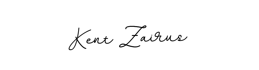 How to make Kent Zairus name signature. Use BallpointsItalic-DORy9 style for creating short signs online. This is the latest handwritten sign. Kent Zairus signature style 11 images and pictures png