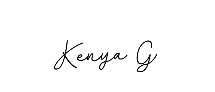 Also we have Kenya G name is the best signature style. Create professional handwritten signature collection using BallpointsItalic-DORy9 autograph style. Kenya G signature style 11 images and pictures png