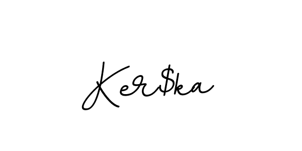 Make a beautiful signature design for name Ker$ka. With this signature (BallpointsItalic-DORy9) style, you can create a handwritten signature for free. Ker$ka signature style 11 images and pictures png